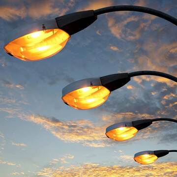 Javna razsvetljava; simbolična slika